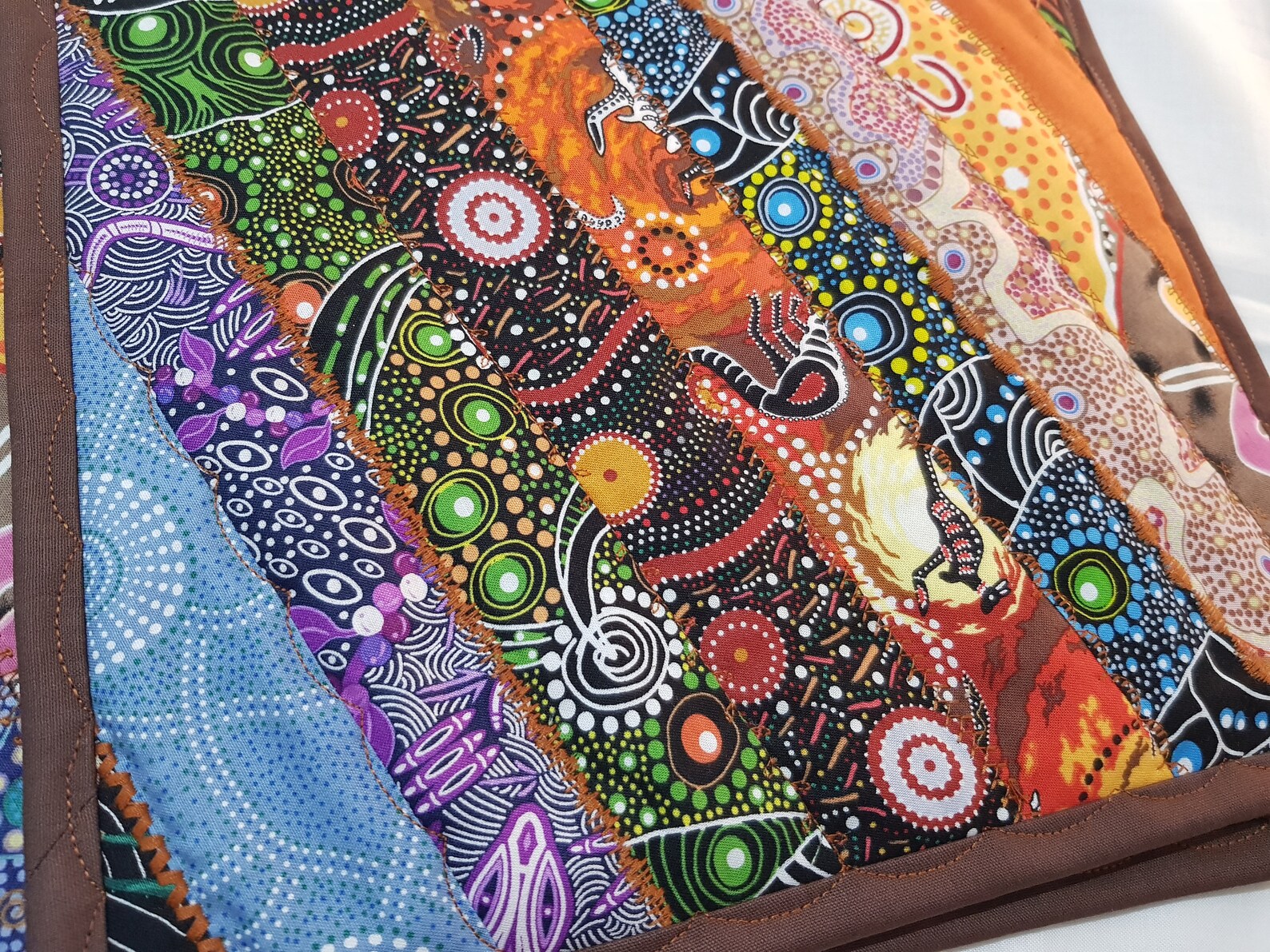 Quilted Aboriginal Place mats Quilted Place mats Etsy