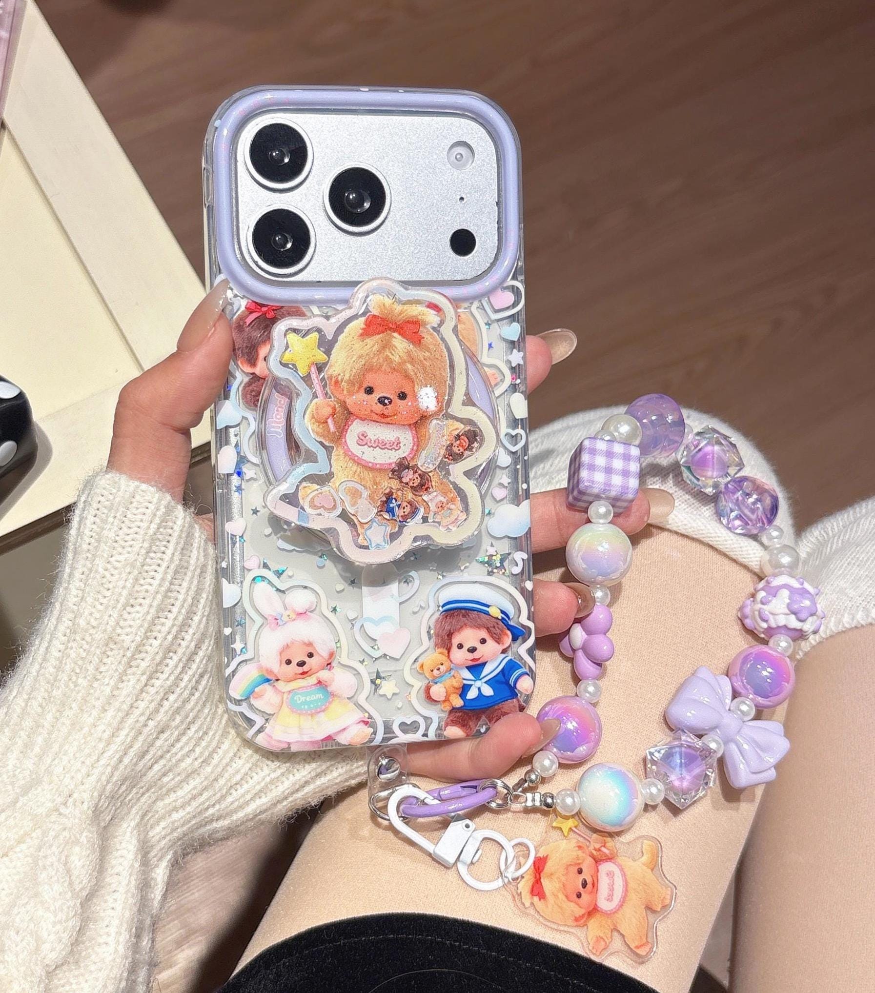 Monchhichi phone case - Etsy 日本