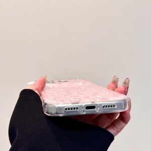 Hello Kitty mobilskal med hjärtformad pärlhänge, kawaii rosa iPhone 17 16 15 14 13 Pro Max-skal, Y2K Coquette estetisk Sanrio-stil bild 6