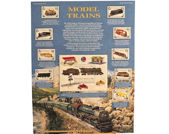 Postal Commemorative Society Model Trains Sierra Leone Stamps Lionel Locomotive