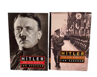 Hitler Ian Kershaw Hubris Nemesis 2 Vol Biography Set 1st American Ed Hardcover