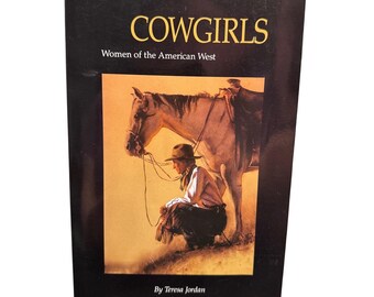 Cowgirls, femmes de l'Ouest américain, Teresa Jordan, livre de poche signé Bison