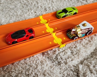 Lane Connector for Hot Wheels Tracks 3-6 Lane Compatibility 1/64 Cars and Monster Trucks