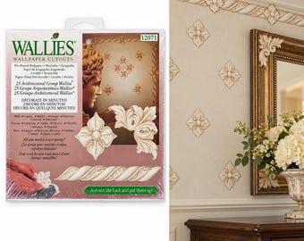 Wallies Tapetenausschnitte 12071 Architectural Group 25 Neu in Originalverpackung, versiegelt, vorgekleistert