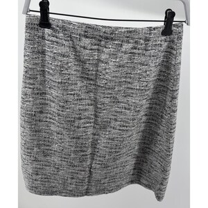 Le Lis Anthropologie Y2K ブラック＆ホワイト ツイードスカート サイズM アメリカ製 画像 2