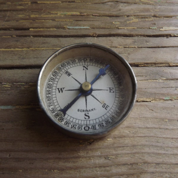 Vintage Compass - Mirror Back - Germany