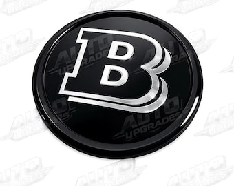 W205 Brabus 18.5cm Gloss Black Grille Badge Emblem for Mercedes-Benz AMG Styling