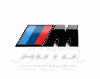 BMW M Sport Gloss Black Emblem (7,2 cm) – Uppgradering av prestandastyling