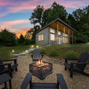 Tiny House Construction Plans | 535 Sq Ft 1 Bed 1 Bath Modern Cabin Plans | Full Tiny Home Floor Plans | The Oak Lodge Building Plans image 11