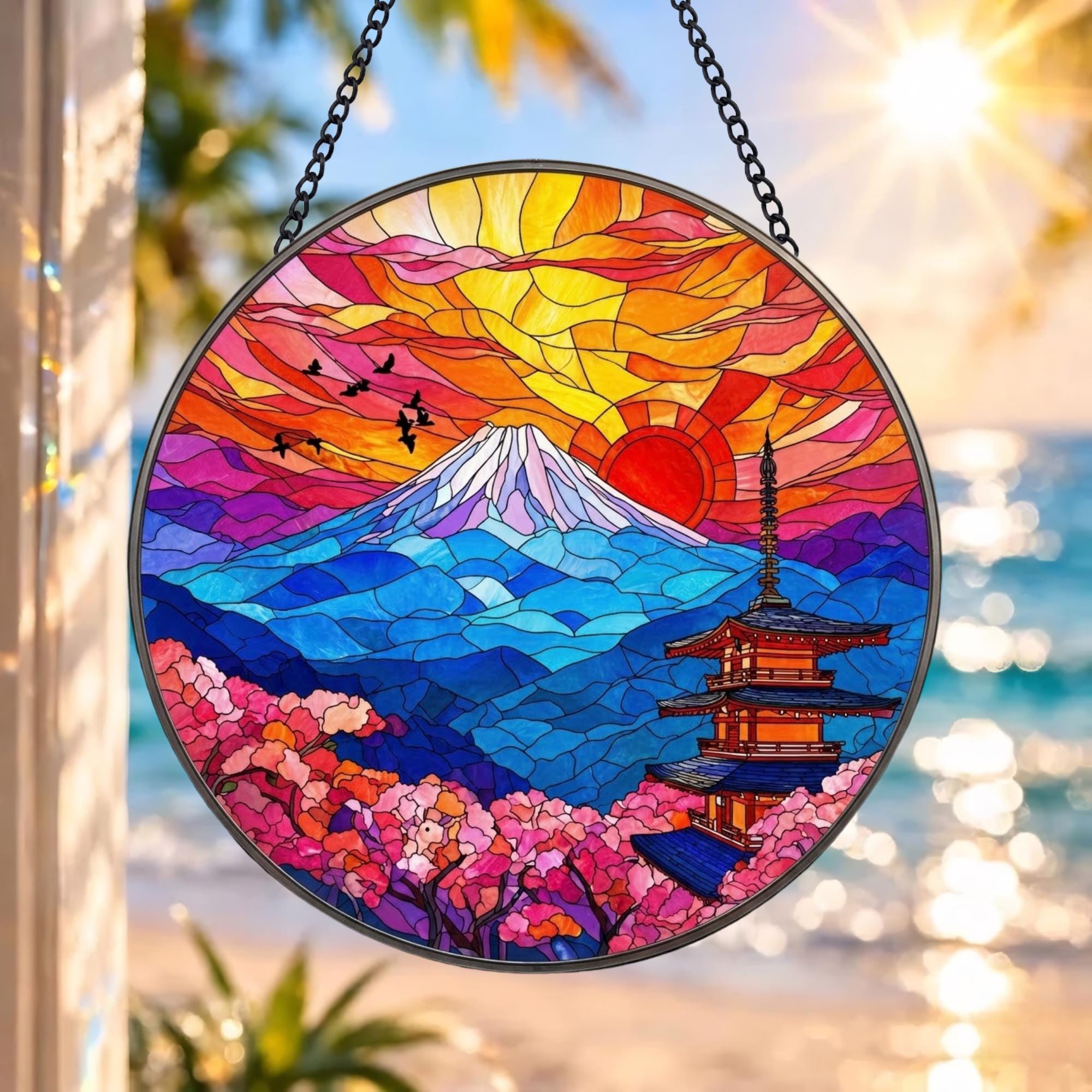 Fuji Stained Glass - Etsy