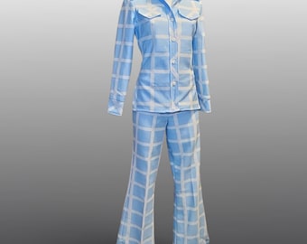 Vintage 70s Authentic Ladies Garment Workers' Union (ILTWU) Hosenanzug (mint).Nicht nur ein Kleidungsstück,sondern ein Stück Frauenrechte Geschichte!