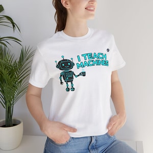 AI Humor T-Shirt Ich lehre Maschinen