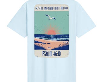 Camiseta Be Still Coastal (Salmo 46:10)