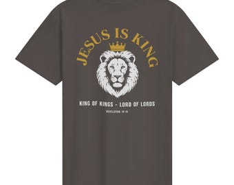 Camiseta del león Jesús es rey