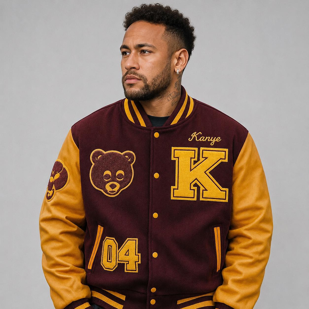 Kanye west varsity jacket - Etsy 日本