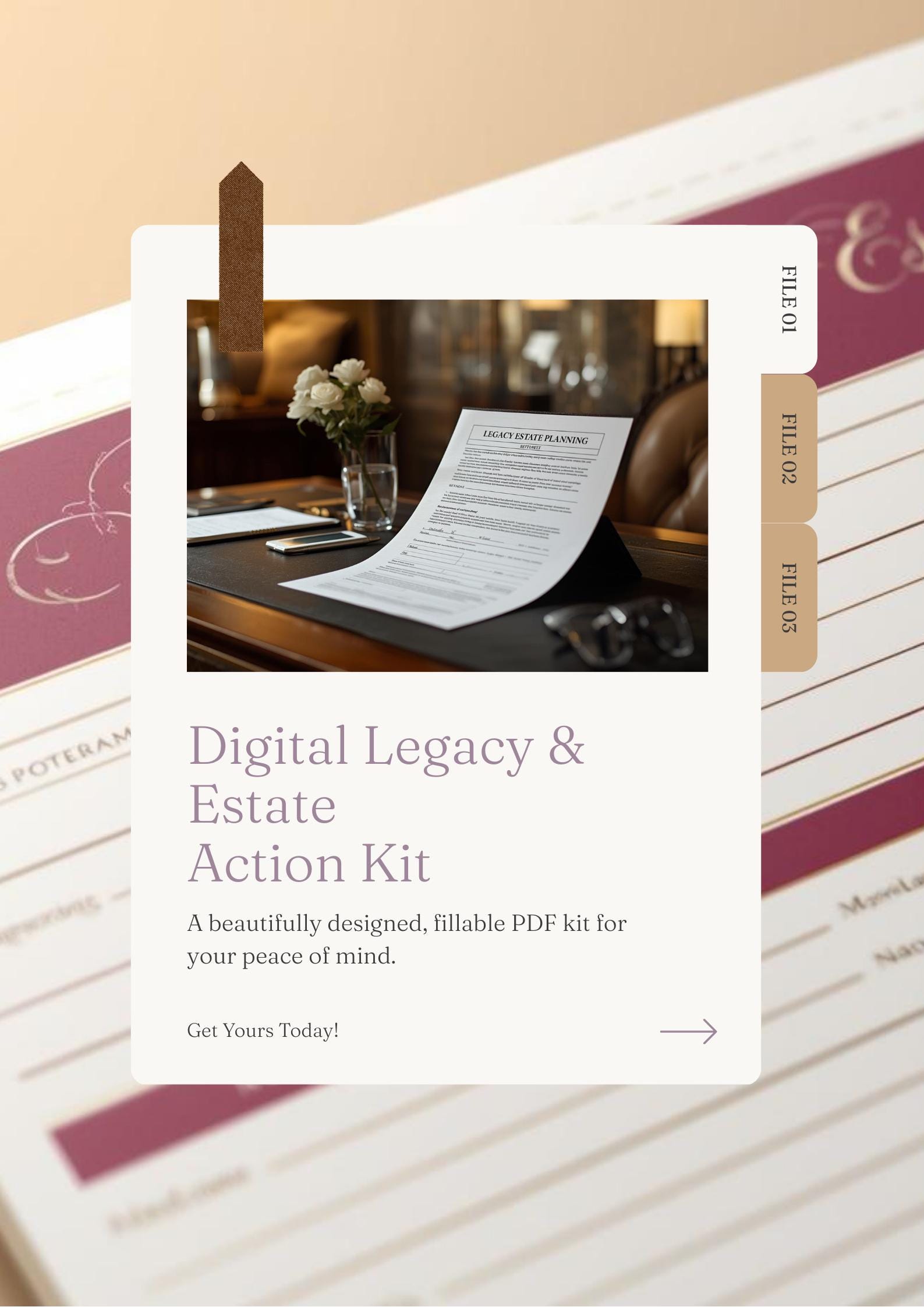 General Executor Checklist.pdf Digital Legacy Kit – Estate Planning Binder, Executor Checklist (PDF ...