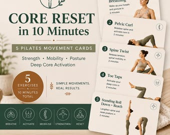 Pilates Kern Zurücksetzen 10 min Training