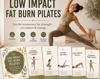 Pilates-Karten: Sanftes Heimtraining (Digitaler Download)