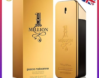 Paco Rabanne 1 Million Eau de Toilette for Men, 100ml Bottle  (Factory Sealed)