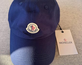 Gorra de béisbol Moncler azul marino