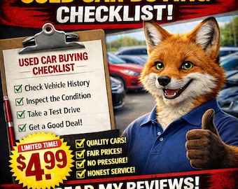 U.S.A Vins Only Used Car History Checklist  Instant Delivery READ MY REVIEWS