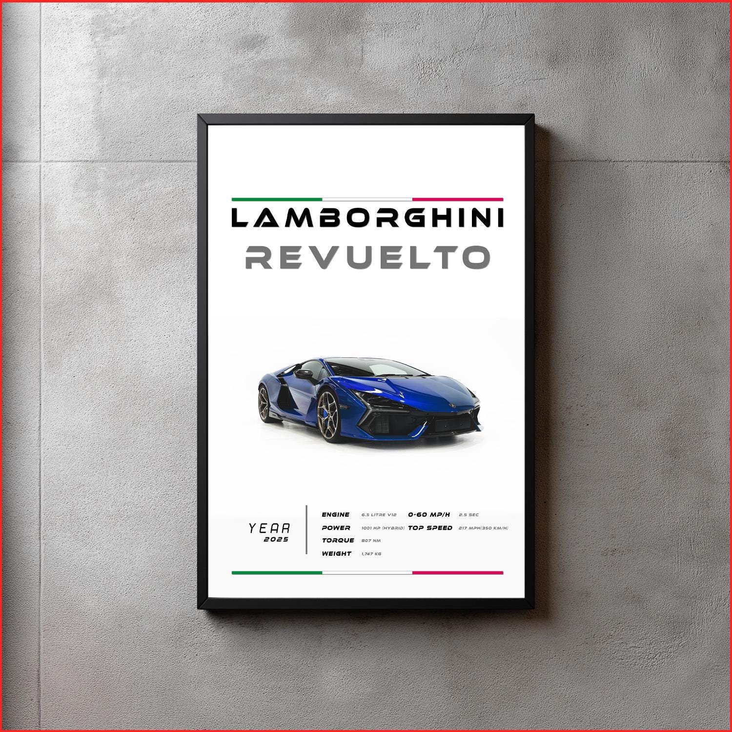Lamborghini revuelto - Etsy 日本