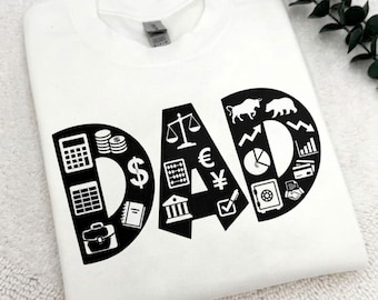 Finance Dad Shirt, Stock Trader Accountant Tee, Wall Street Father's Day Gift