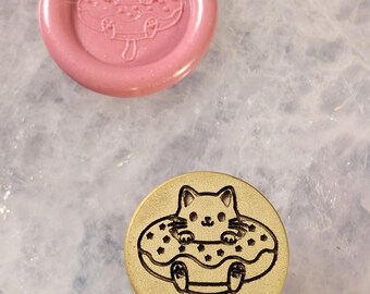 Kitty Donut - Destash Wax Seal Head
