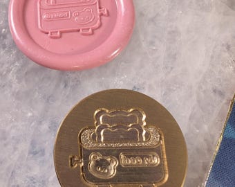 Beary Toaster - Destash Wax Seal Head