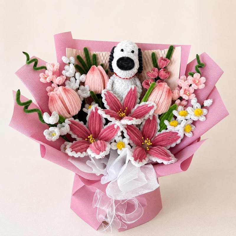Valentines Cute Bouquet - Etsy
