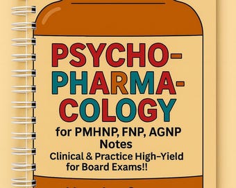PMNHP pocket book Psychopharmacology high yield