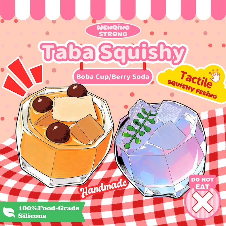 Bubble Tea Squishy | Odor-free Boba Toy | Slow Rise Silicone Fidget ...
