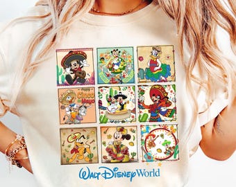 Cinco De Mayo Mickey and Friends Shirt | Mexican Fiesta Shirt | Cinco de Mayo Trip Shirt | Margarita Shirt | Mexican Festival Tee
