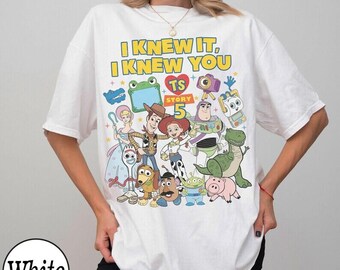 Retro Disneytrip Toy Story Movie Comfort Colors T-shirt,You've Got A Friend In Me Shirts, Lilypad Buzz Lightyear Woody Jessie Toy Story Land