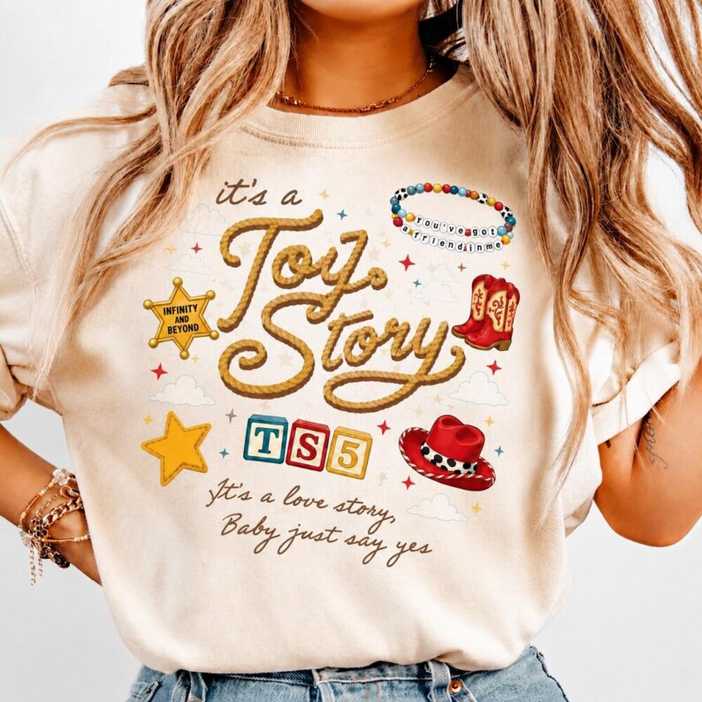 Comfort Colors I Knew It, I Knew You Shirt, Disneyland Pixar Toy Story 5, Musical Tee, You've Got A Friend In Me Toy Story 5 Shirt zdjęcie 2