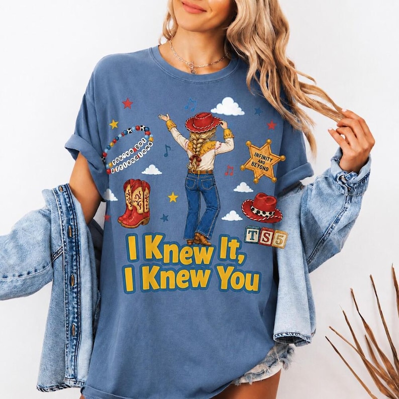 It's a Love Story Baby Just Say Yes Shirt, I Knew It, I Knew You Shirt, It's A Toy Story 5 Friendship Shirt, ToyStory image 3