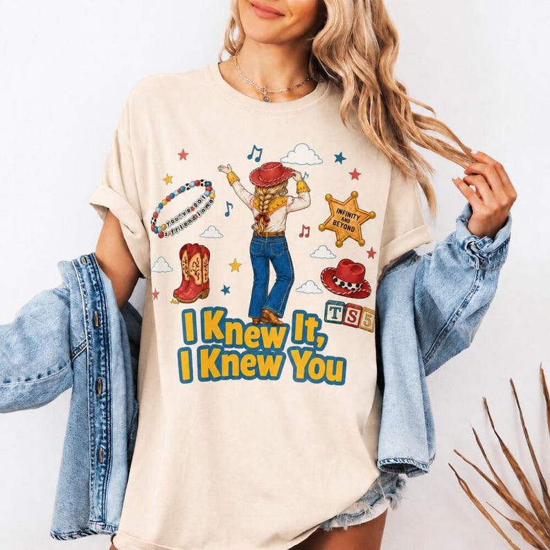 It's a Love Story Baby Just Say Yes Shirt, I Knew It, I Knew You Shirt, It's A Toy Story 5 Friendship Shirt, ToyStory image 2