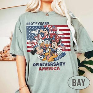Mickey and Friends 4th July 2026 Shirt, Disney Independence Day Tee, Disneyland Family, Walt Disney World T-shirt image 8
