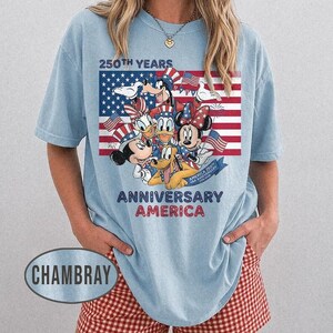 Mickey and Friends 4th July 2026 Shirt, Disney Independence Day Tee, Disneyland Family, Walt Disney World T-shirt image 5