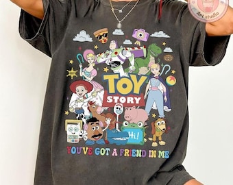 Vintage Toy Story 5 Movie Shirt, Lilypad Buzz Lightyear Woody Jessie Toy Story Land You've Got a Friend In Me shirt WDW Disneyland Tee