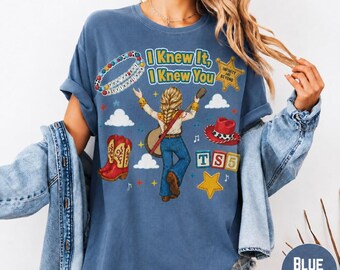Toy Story 5 Comfort Colors Shirt, I Knew It, I Knew You Shirt, It's A Tay Story, Disneyland Toy Story Birthday Shirt, Music Tee