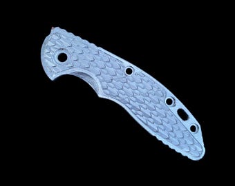 Rick Hinderer XM-18 3.5 TC4 Titanium 3D Dragon Skin CNC Machain Finished