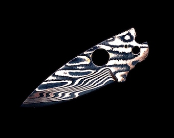 Spyderco Shaman Copper Damascus Blade Replacement Upgrade Tool Damascus Knives