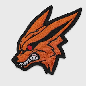 Fox Embroidered Patch Orange Woodland Animal Sew On Applique Iron On Badge for Jacket Hat Backpack DIY Clothing Decor