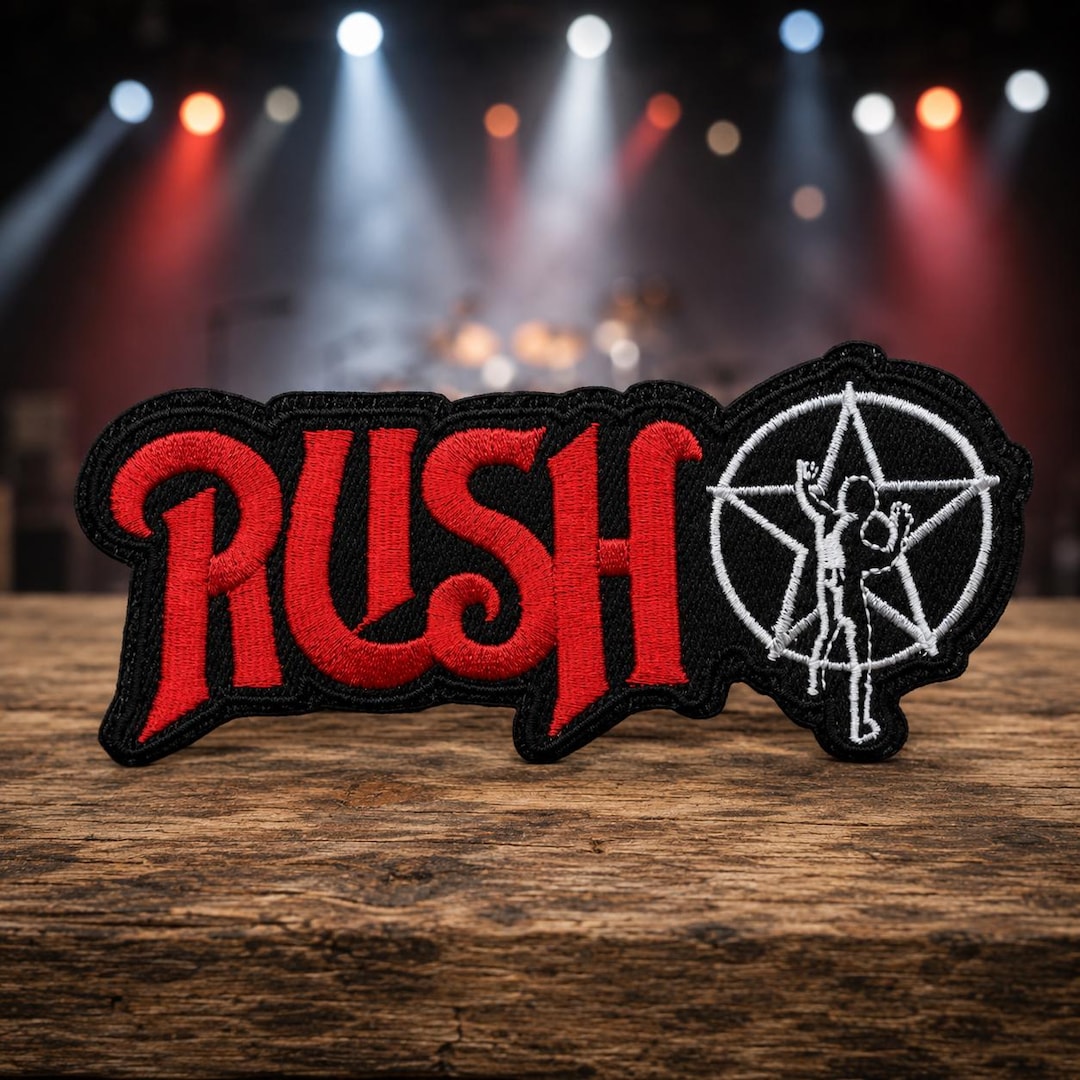Rush Band Logo Embroidered Patch, Classic Rock Sew-on Badge - Etsy
