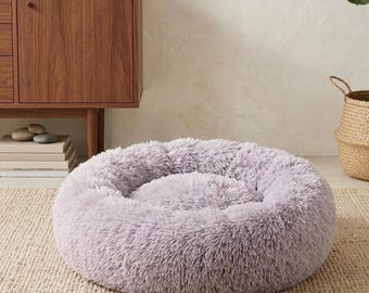 Cama redonda para mascotas, ideal para perros grandes y medianos, gatos y como caseta para perros. Un lugar cálido para dormir en invierno.