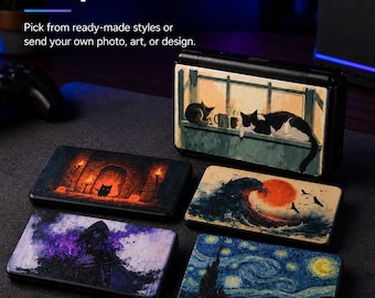 AYN Thor Custom Lid, HD Full Color UV Printed Snap On Cover, Personalized Handheld Faceplate, Your Own Image, Interchangeable lid , shell