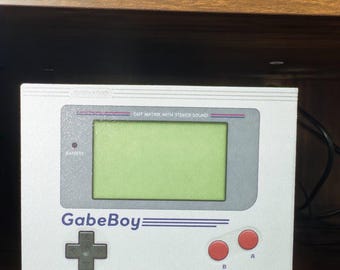 GabeBoy Retro Handheld Style Steam Machine Faceplate | Magnetic UV Printed Panel