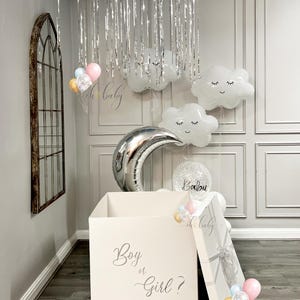 Caja gigante para revelar el género