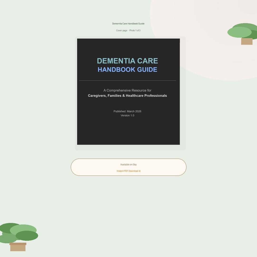 Dementia Caregiver Handbook | Daily Support Guide for Families (PDF ...
